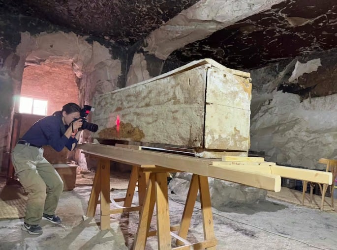 Un sarcófago del Imperio Medio de Egipto se acaba de descubrir en Luxor