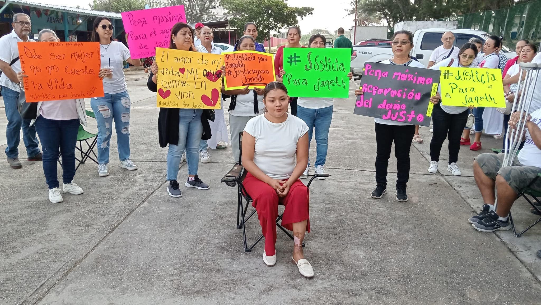 Janeth Francisco celebra sentencia contra Elvis Alexis