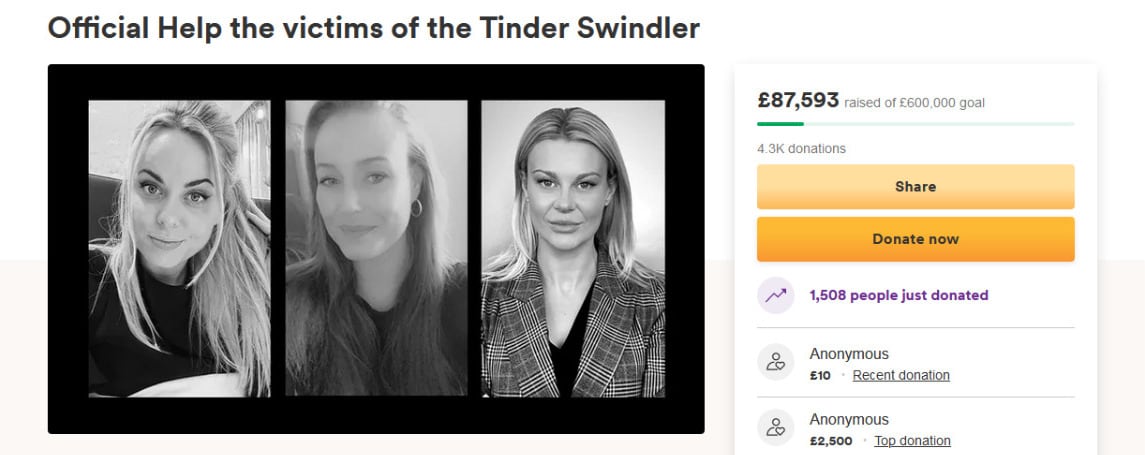 Víctimas de ‘El estafador de Tinder’