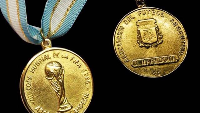 La presea perteneciente a Diego Maradona.