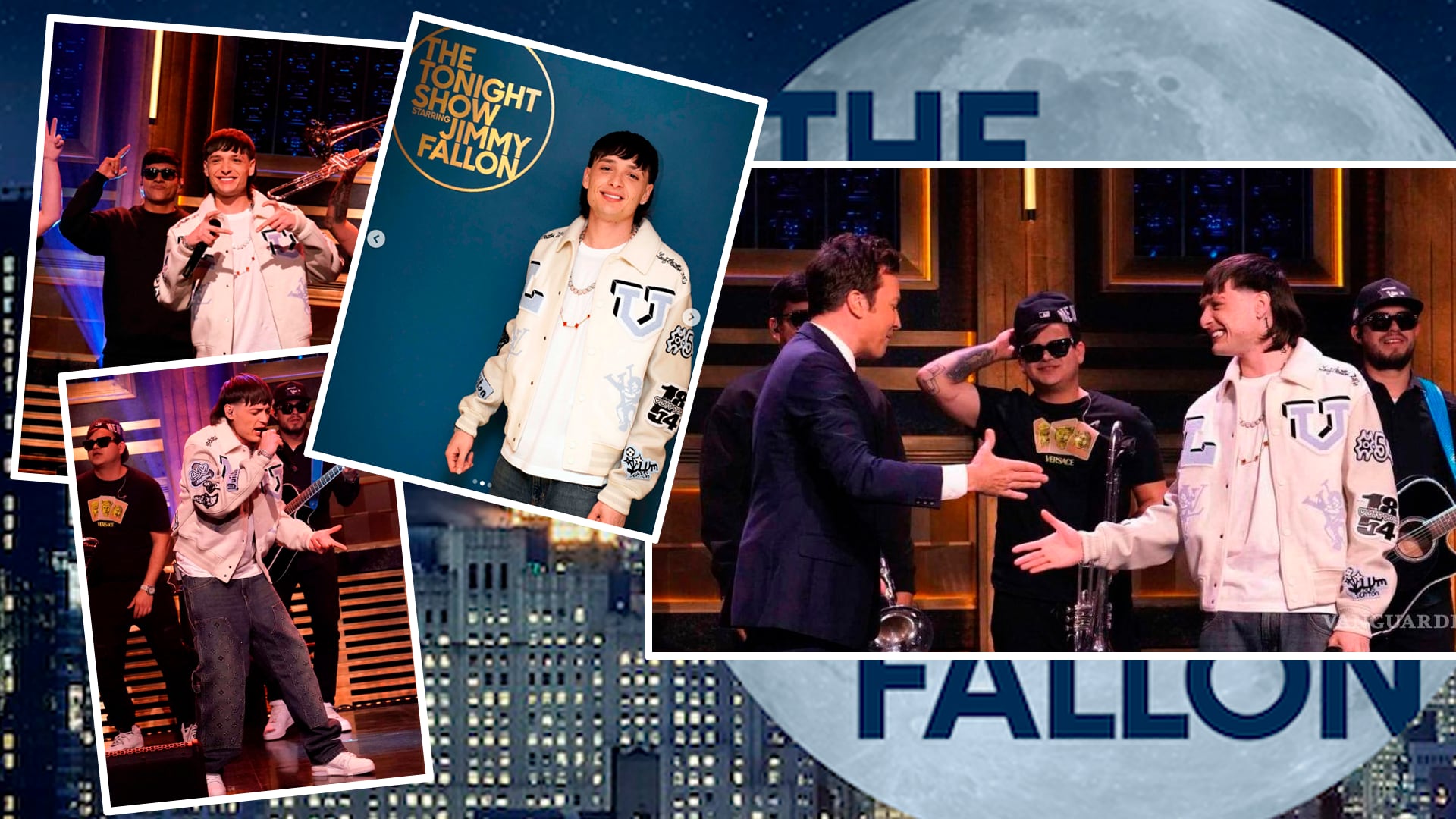 Peso Pluma en el show de Jimmy Fallon