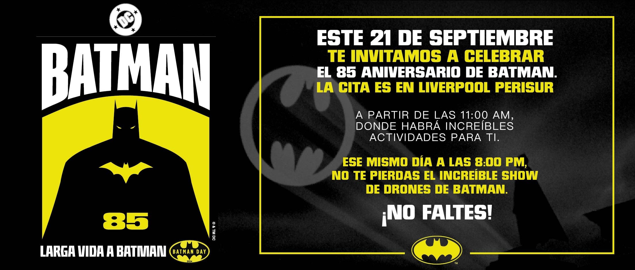Batman Day en Perisur CDMX