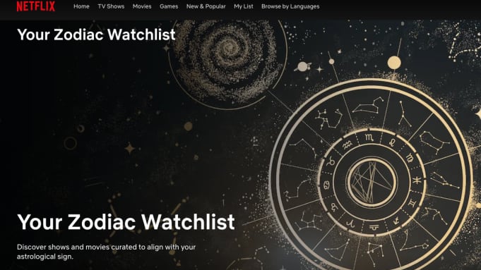 Netflix recomendará contenido basándose en los signos del zodiaco