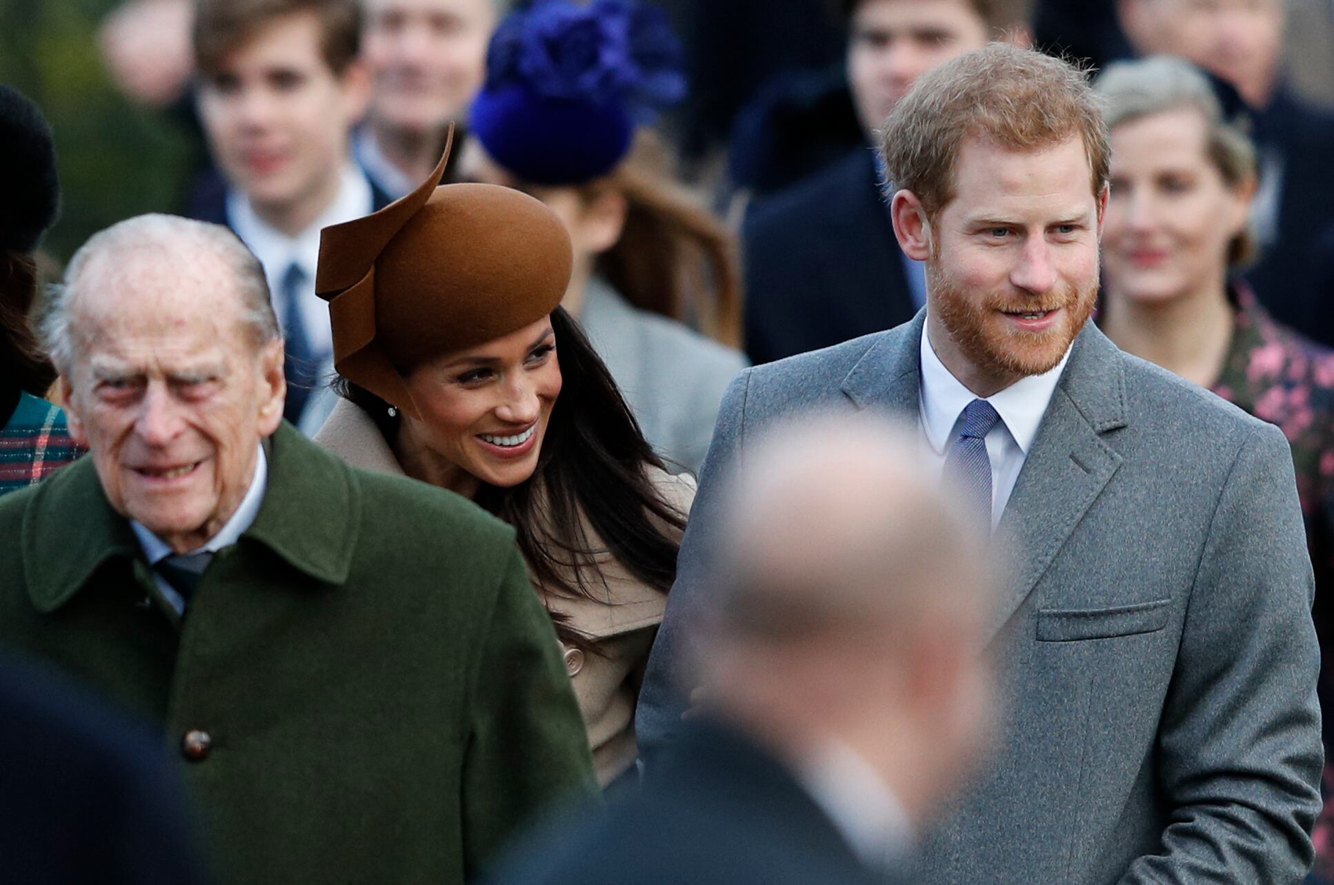 Felipe, Meghan y Enrique