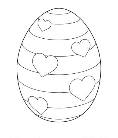 Dibujos de huevos de Pascua