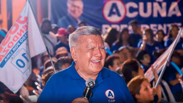 César Acuña, candidato presidencial de Perú