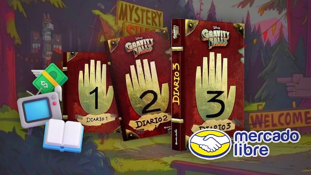 Libros de Gravity Falls: Cuántos diarios son y precio para conseguirlos en Mercado Libre