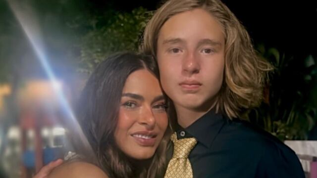 Galilea Montijo y su hijo Mateo