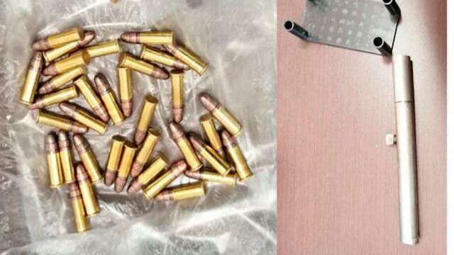 El estudiante llevaba una pistola tipo lapicero.