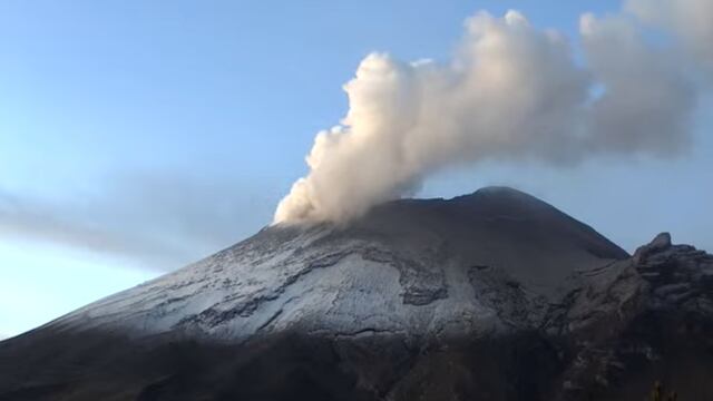 Volcán Popocatépetl el 3 de octubre