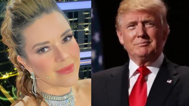 Alicia Machado y Donald Trump
