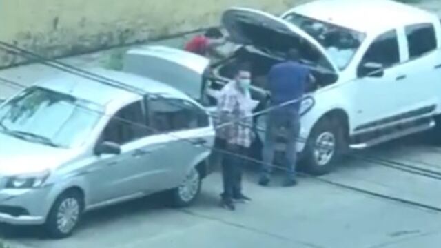 Ladrones captados por vecinos