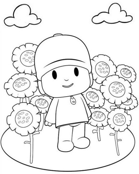 Pocoyó: 6 dibujos para el Día de la Madre bonitos que puedes colorear para regalar