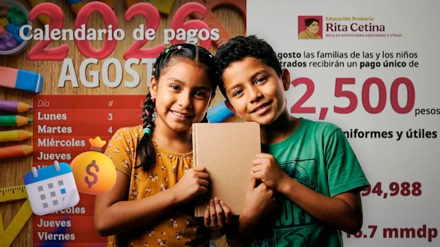 Beca Rita Cetina 2026: fechas de pago en agosto según tu apellido