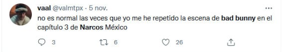 Comentarios sobre Bad Bunny como ‘El Kitty’ Páez en Narcos 3