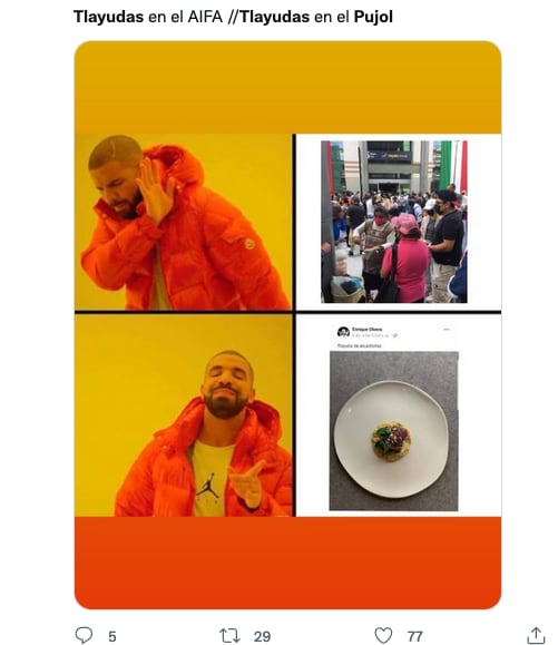 Meme de tlayuda del pujol