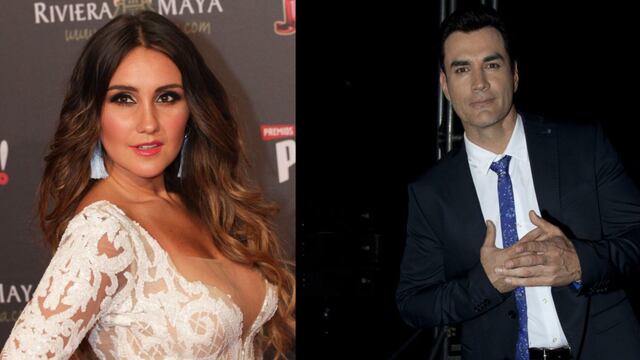 Dulce María y David Zepeda.