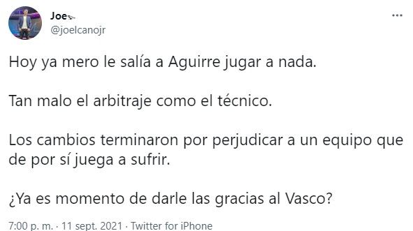 Críticas a Javier Aguirre