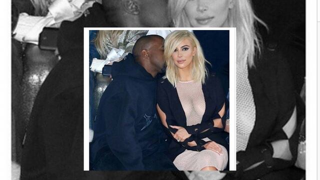 Kanye West y Kim Kardashian