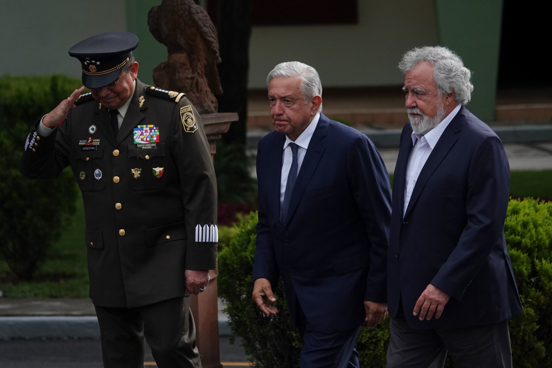 Luis Cresencio Sandoval, AMLO, Alejandro Encinas