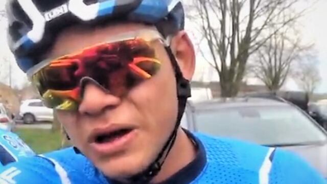 Heriberto Quiroz, ciclista mexicano que brilló en competencia en Alemania.