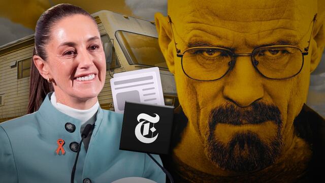 Claudia Sheinbaum insinúa inspiración de The New York Times en Breaking Bad