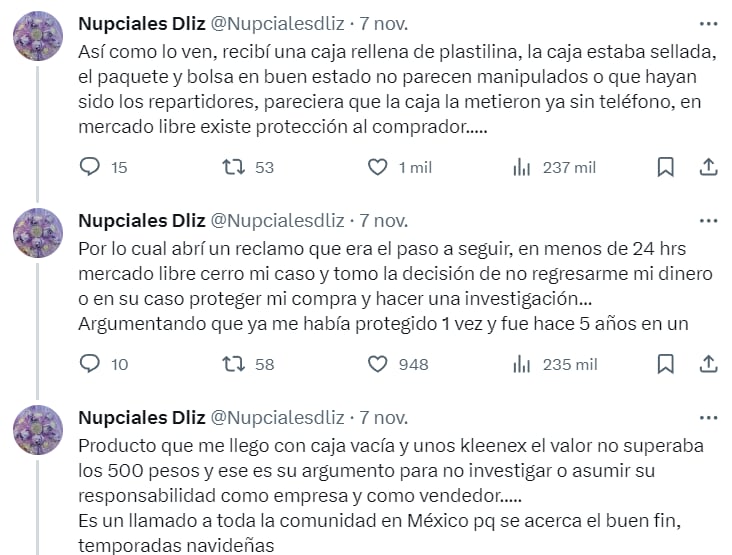 Denuncia fraude en Mercado Libre