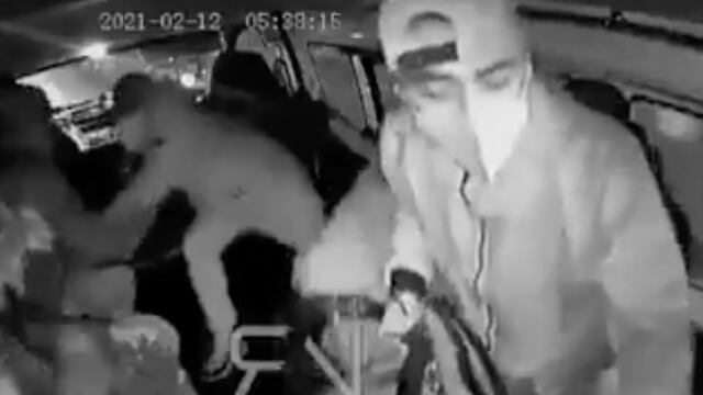 Asalto a combi en Naucalpan