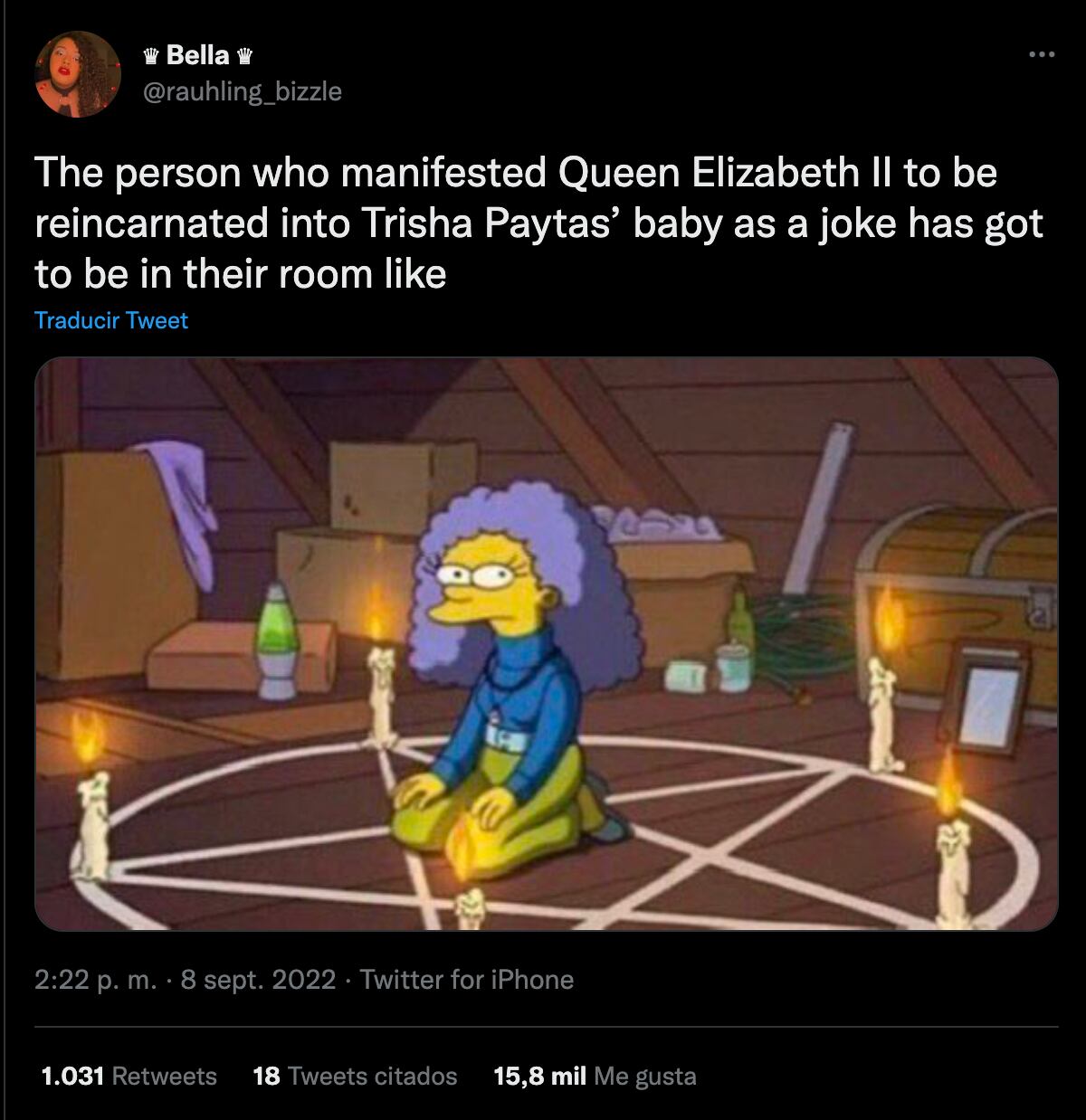 ¿Quién es Trisha Paytas y qué tiene que ver con Isabel II?