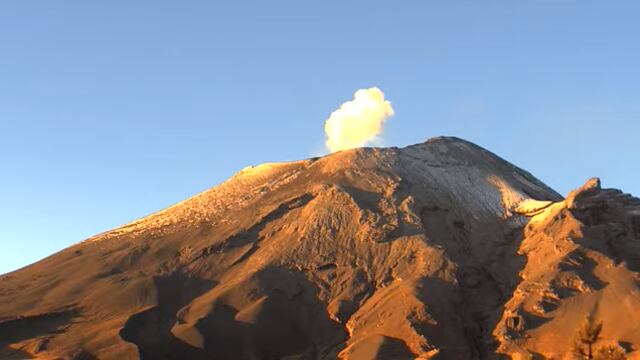 Volcán Popocatépetl el 7 de agosto