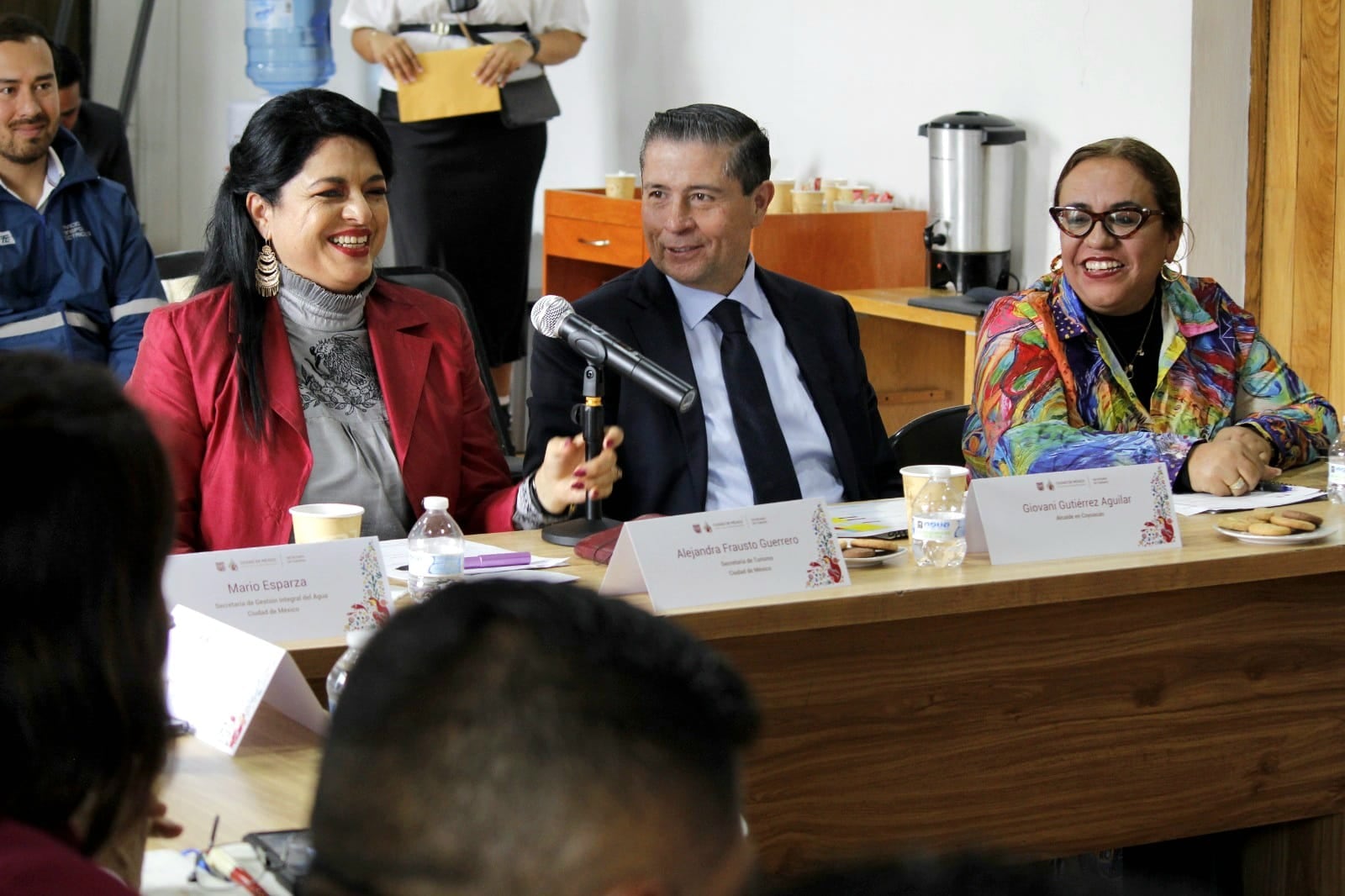 Giovani Gutiérrez y Alejandra Frausto coordinan trabajos en Coyoacán