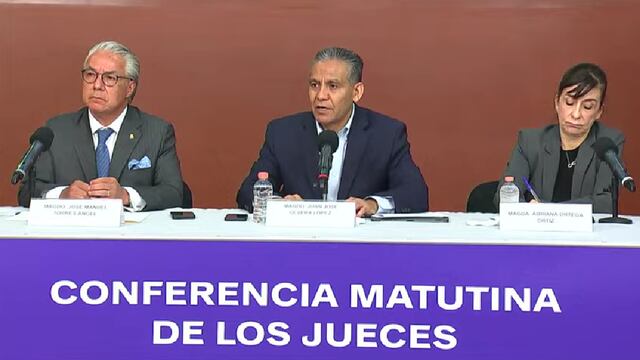 Conferencia mañanera de jueces hoy 29 de octubre