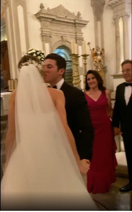 Samuel García y Mariana Rodríguez se casan en la Catedral de Monterrey