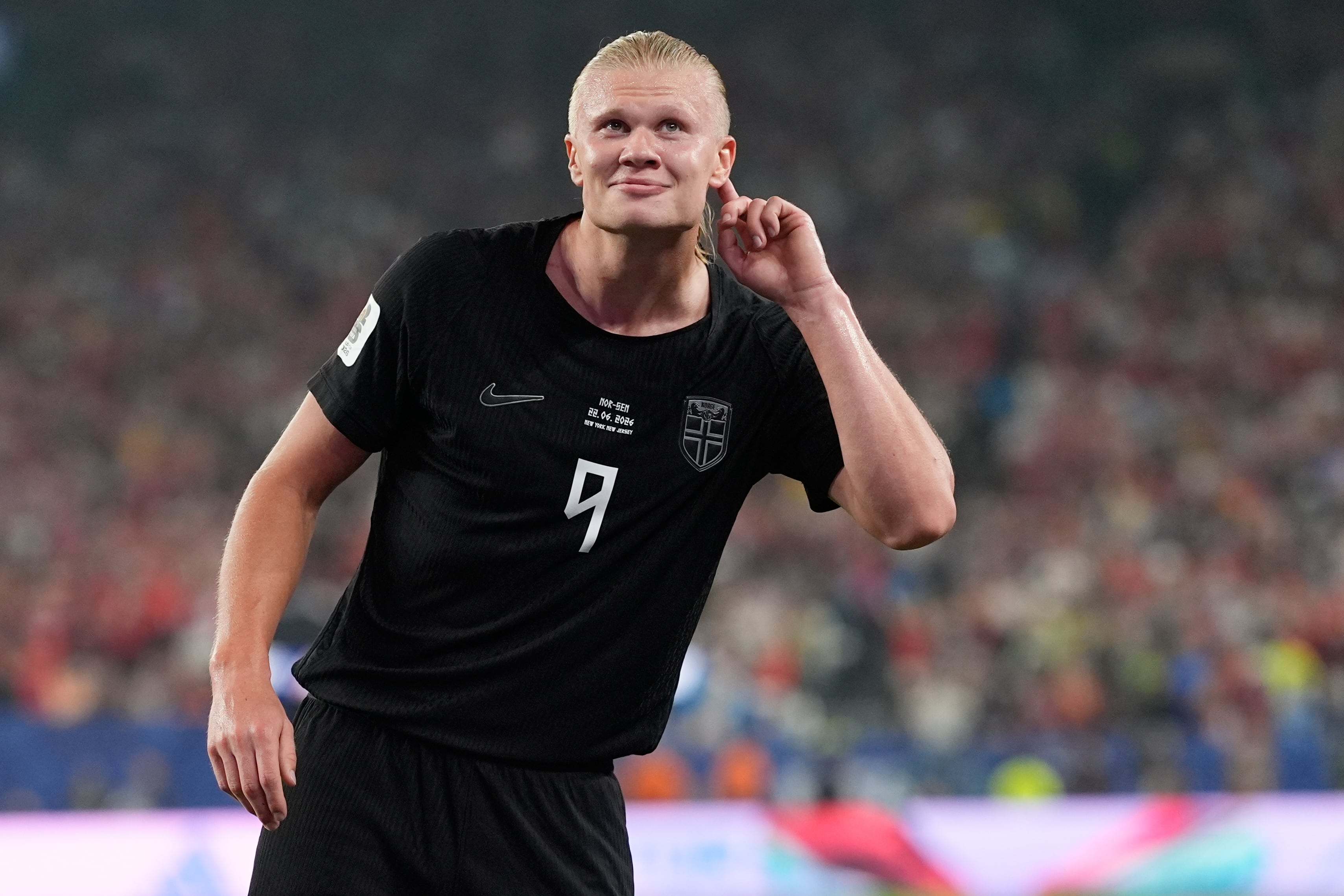 Erling Haaland no estará de inicio ante Francia