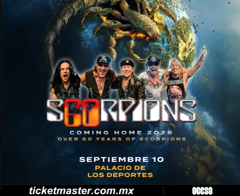 Scorpions tendrá un concierto en el Palacio de los Deportes