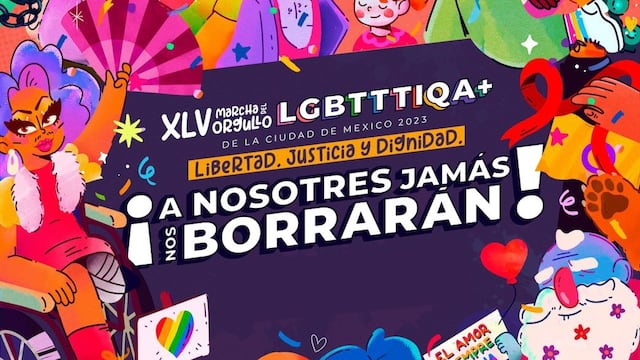 Carte de la Marcha LGBT CDMX 2023