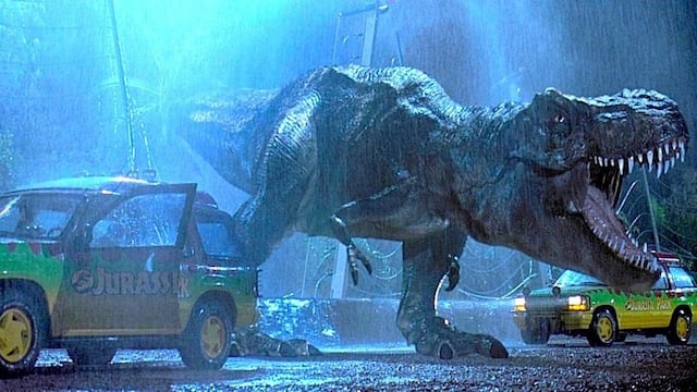 t-rex jurassic park 1993