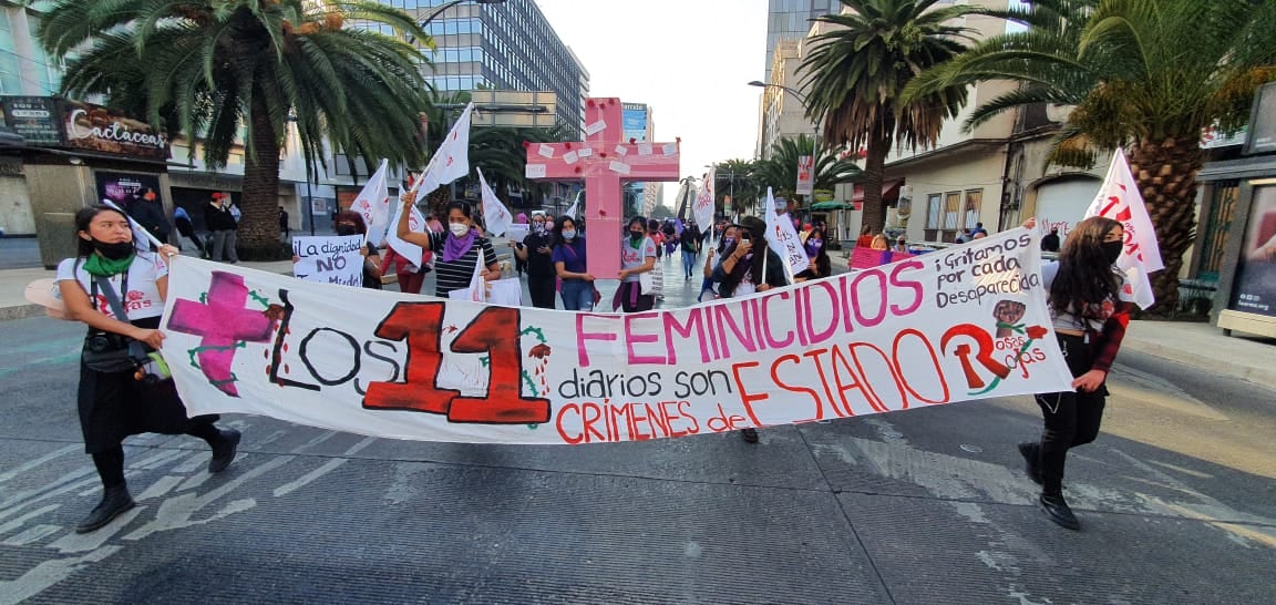 Contingentes de la marcha 25N.