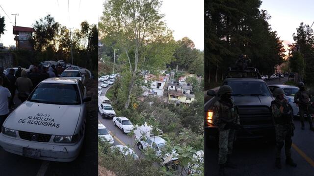Señalan a taxistas de ser "halcones" de la Familia Michoacana por bloquear accesos a Texcaltitlán y Sultepec al ejército