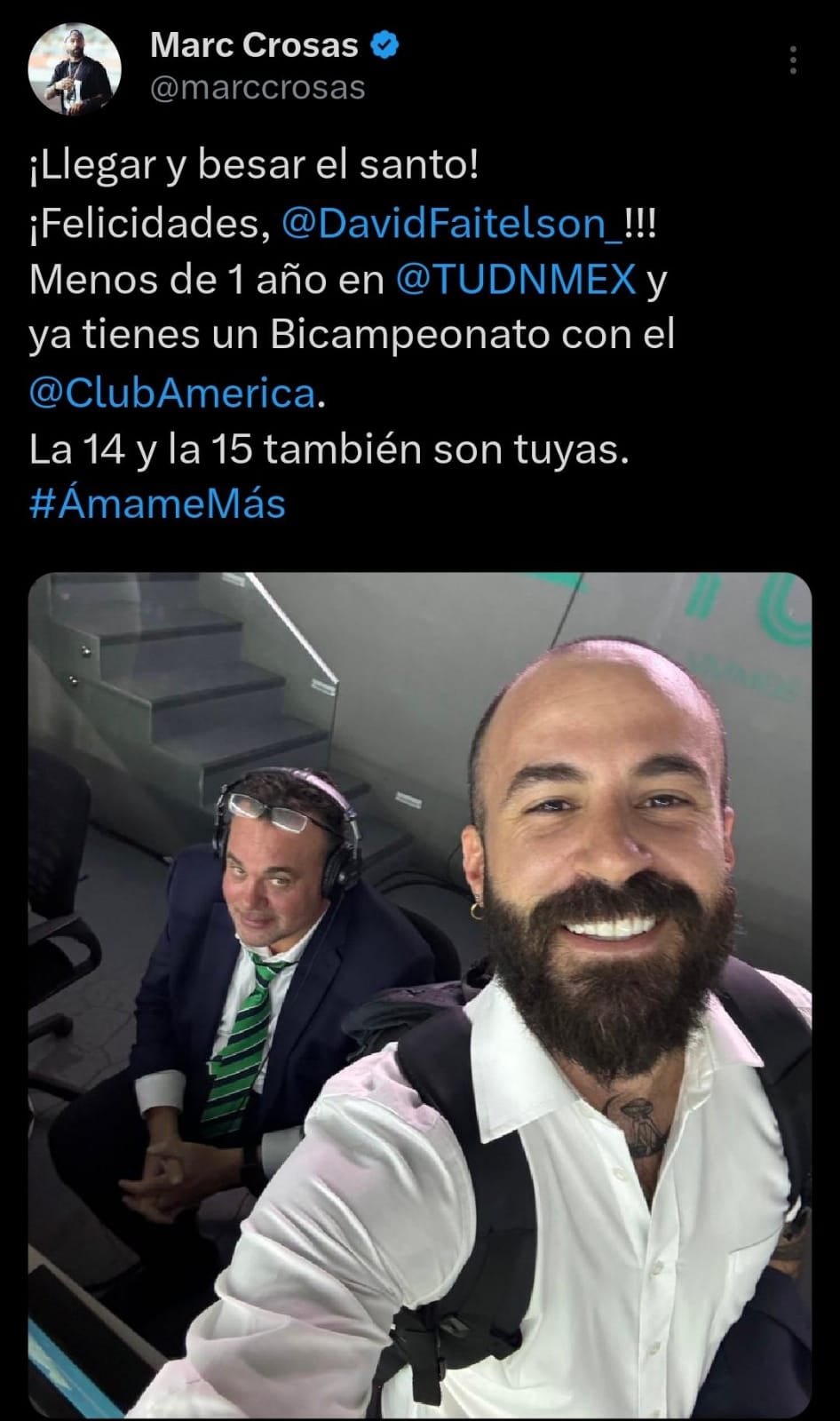 La burla de Crosas a Faitelson.
