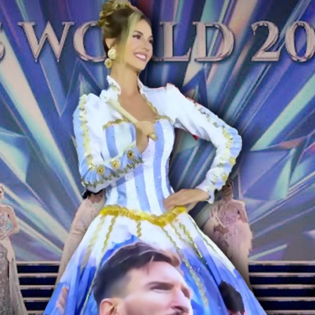 Vestido de Lionel Messi se roba las miradas en Miss Mundo 2026