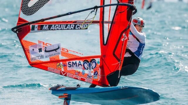 Mariana Aguilar en el velerismo. Foto: Manuel Díaz