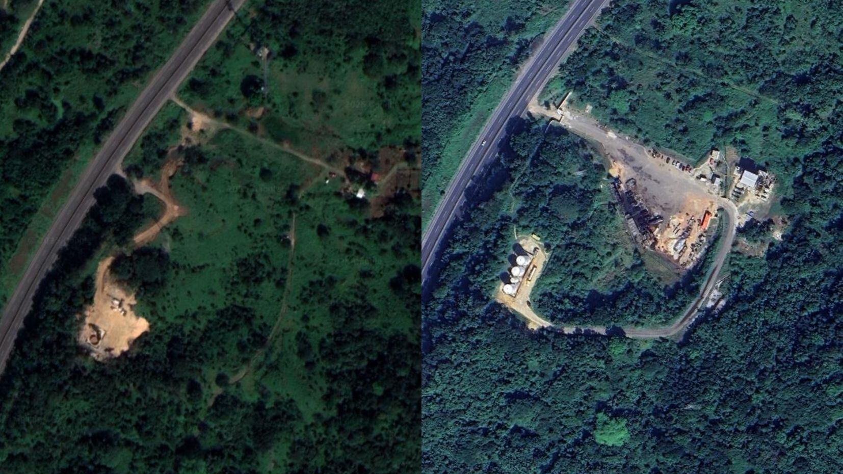 Google Earth muestra cuándo se construyó la refinería clandestina de Coatzacoalcos, Veracruz