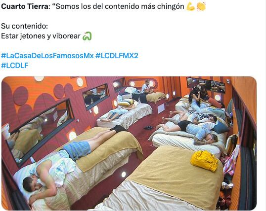 Fans de La Casa de los Famosos México 2024 funan al cuarto Tierra.