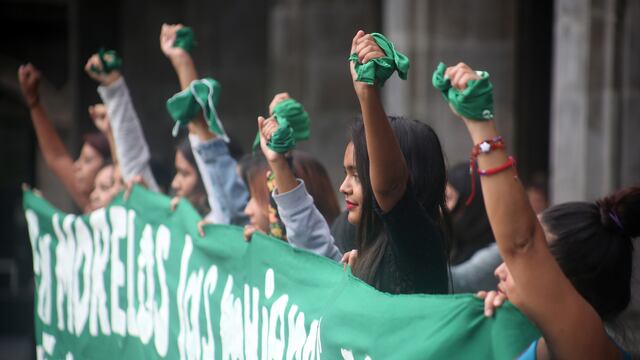 Protesta por la despenalización del aborto.