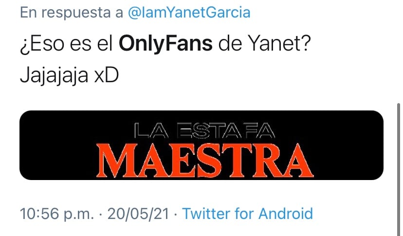 Critican contenido de Yanet García en OnlyFans