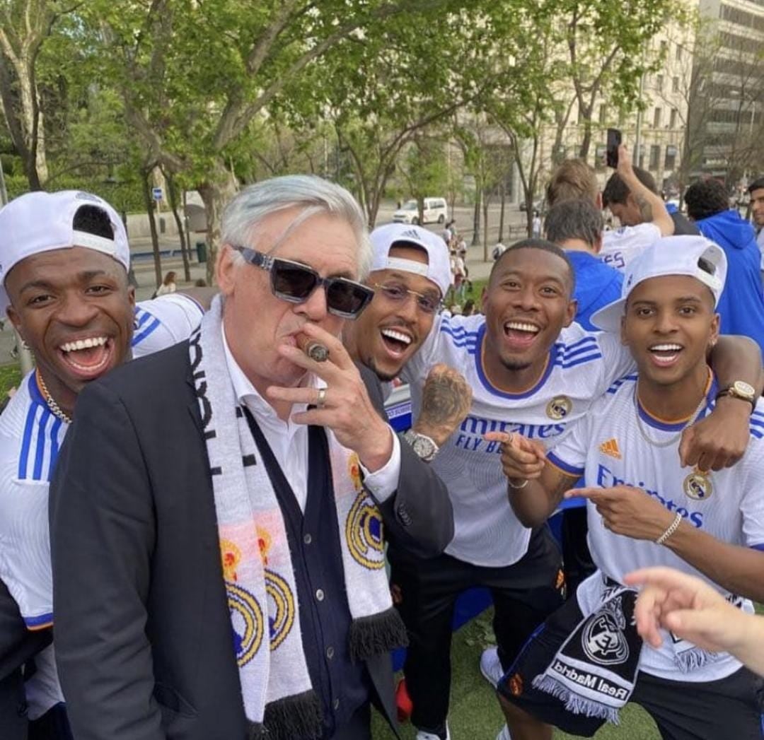 Carlos Ancelotti, el jefe.