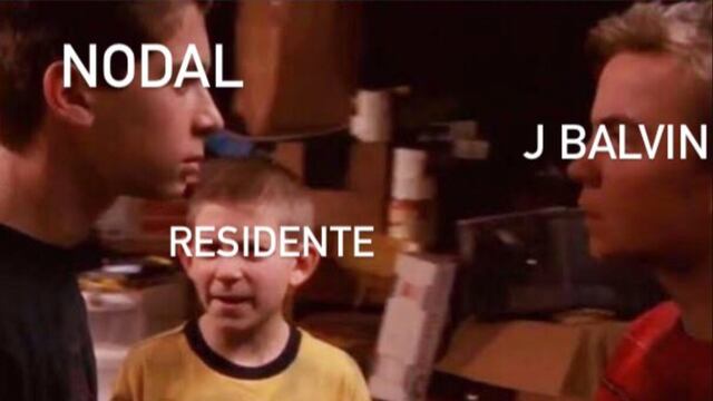 Meme J Balvin y Christian Nodal