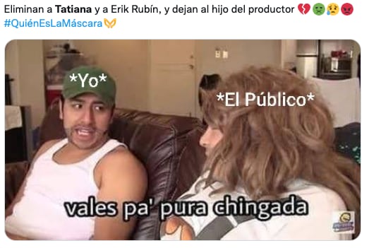 Memes salida de Tatiana como Carnívora de '¿Quién es la Máscara?'