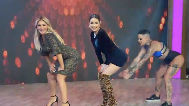 Cynthia Rodríguez aprende a perrear en VLA